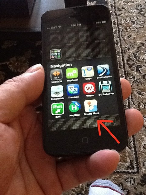 Add Google Maps Icon Iphone
