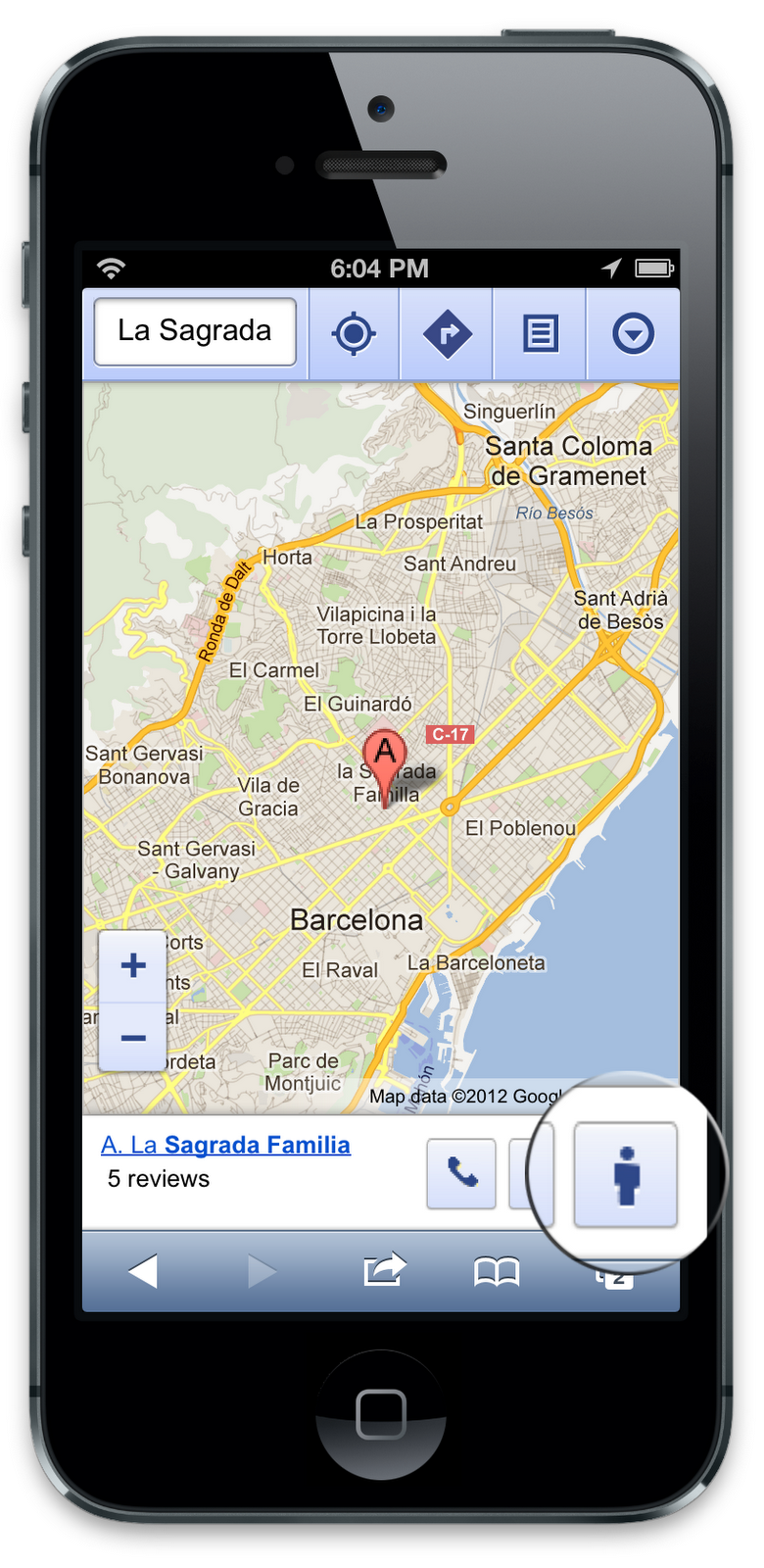 Add Google Maps Icon Iphone