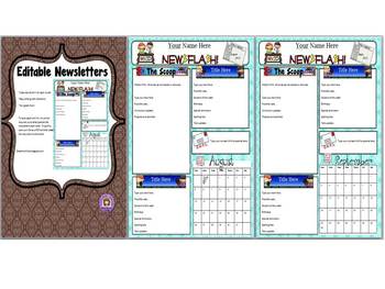 Cute Newsletter Templates For Teachers