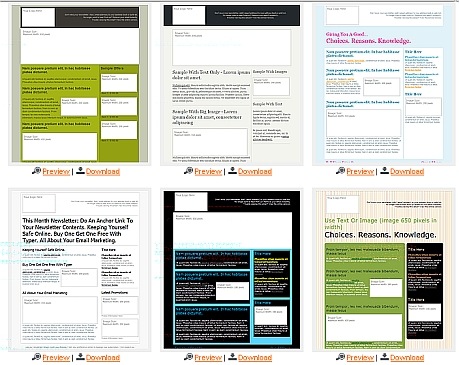 Email Newsletter Format