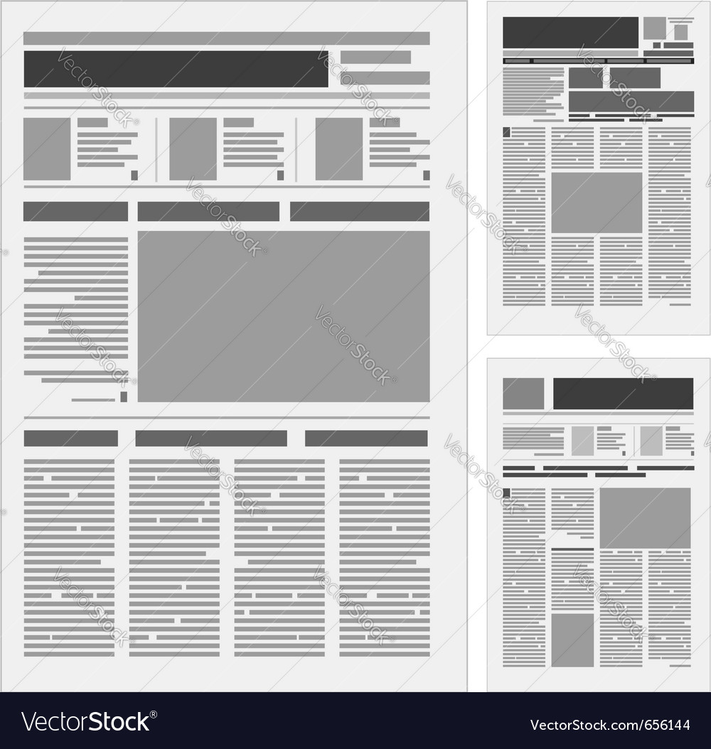 Free Blank Newspaper Template For Kids