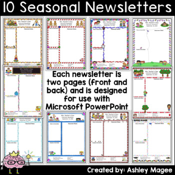 Free Weekly Newsletter Templates For Teachers