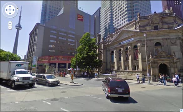 Google Maps Car Toronto