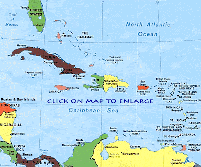 Google Maps Caribbean