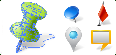 Google Maps Icon Vector