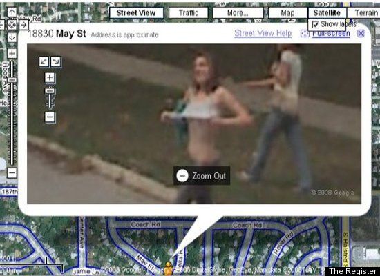 Google Maps Street View Funny Coordinates