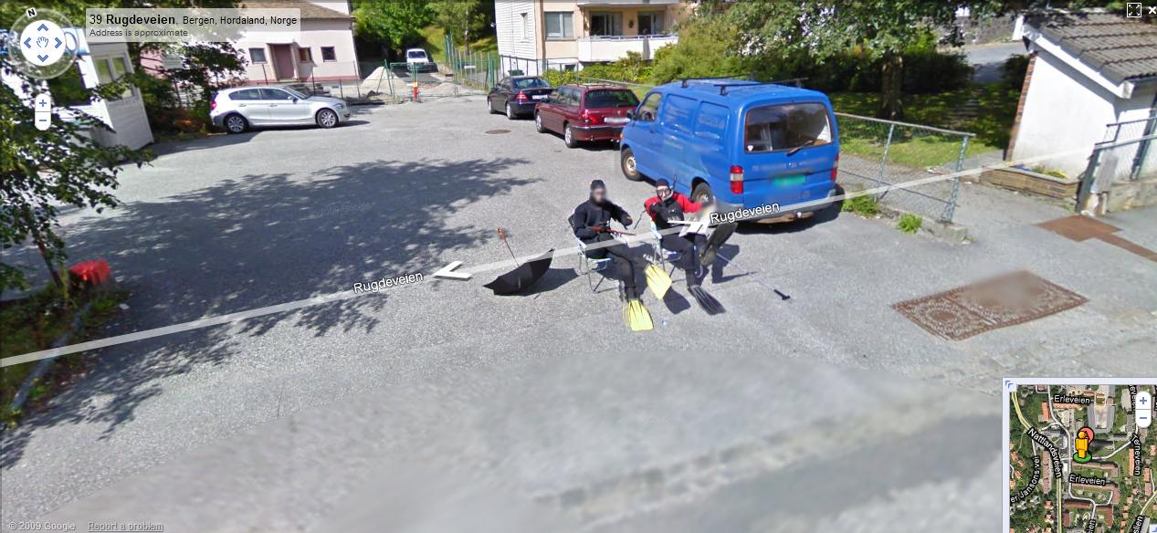 Google Maps Street View Funny Coordinates