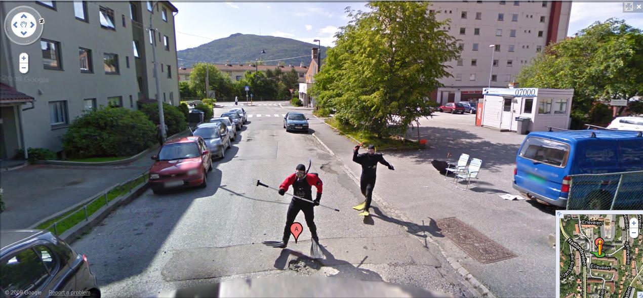 Google Maps Street View Funny Coordinates