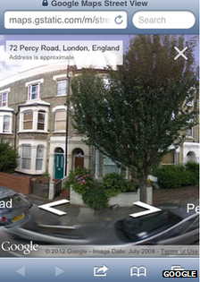 Google Maps Street View Ipad 2012