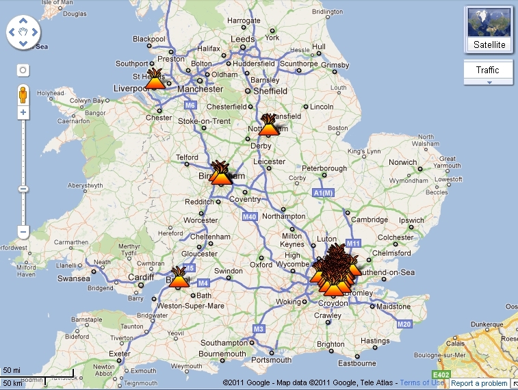 Google Maps Uk 2011