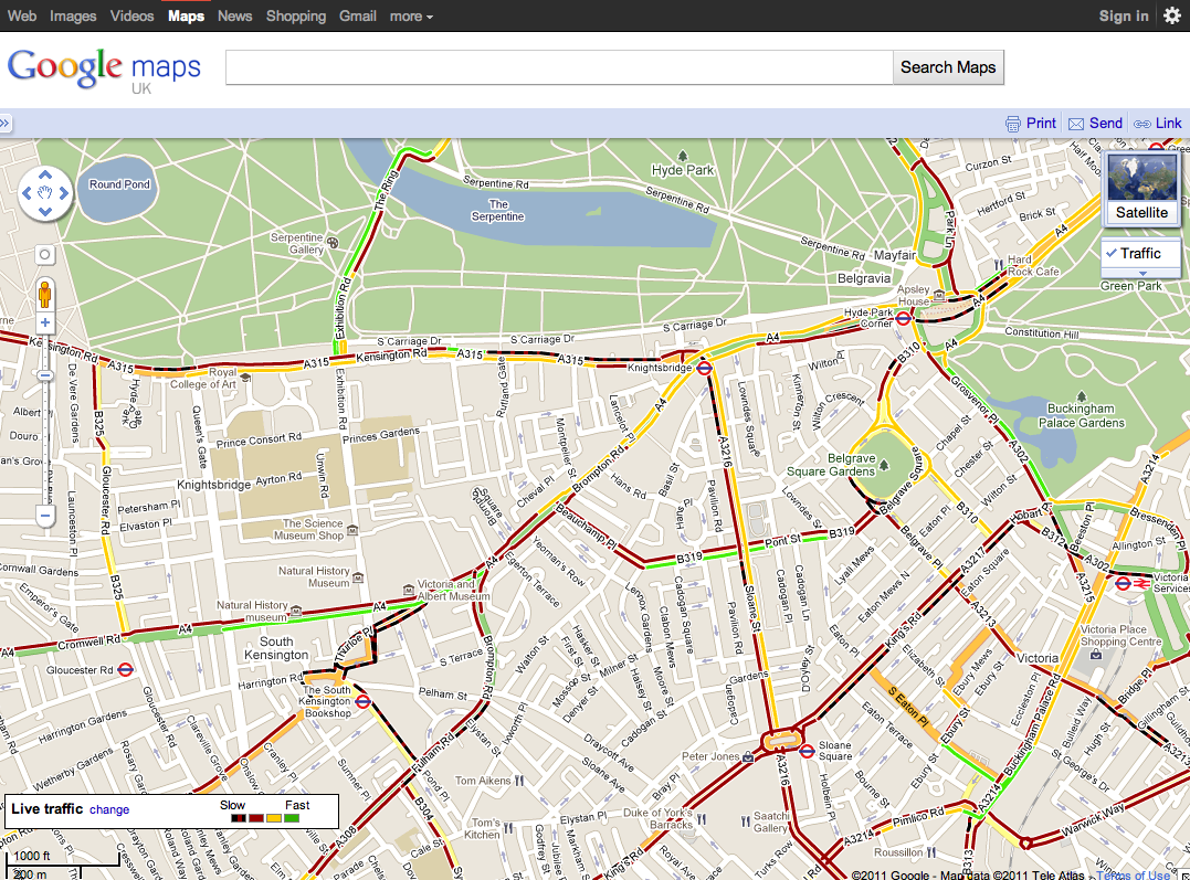 Google Maps Uk