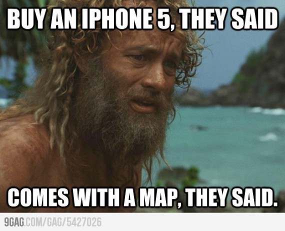 Google Maps Vs Apple Maps 9gag