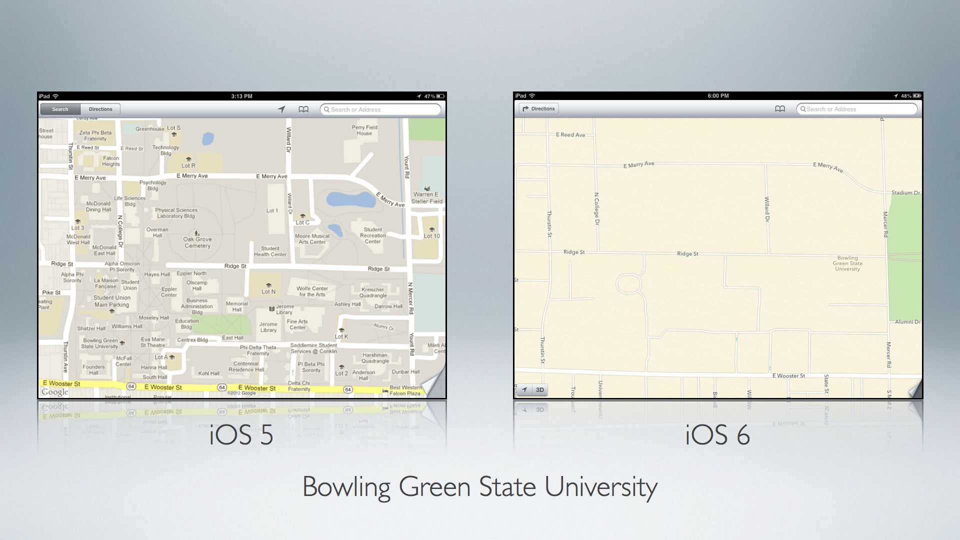 Google Maps Vs Apple Maps Tumblr