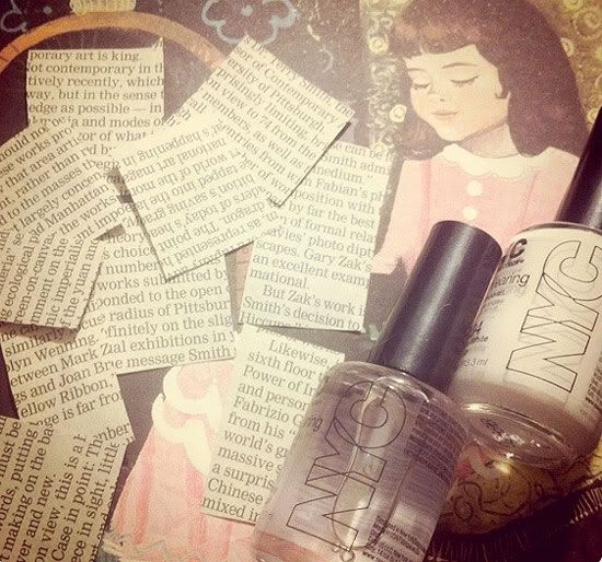 How To Get Newspaper Nails Without Alcohol