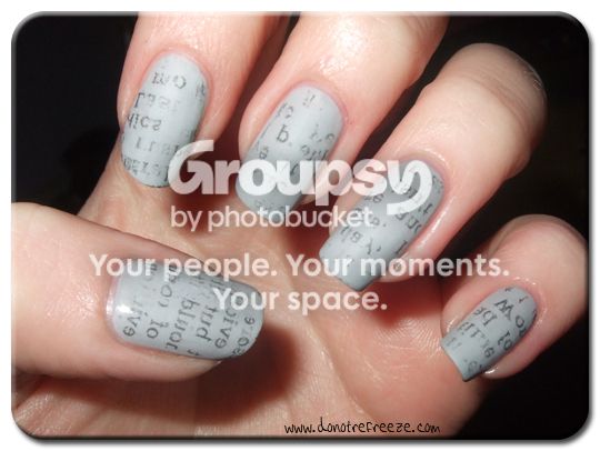 How To Make Newspaper Nails Darker
