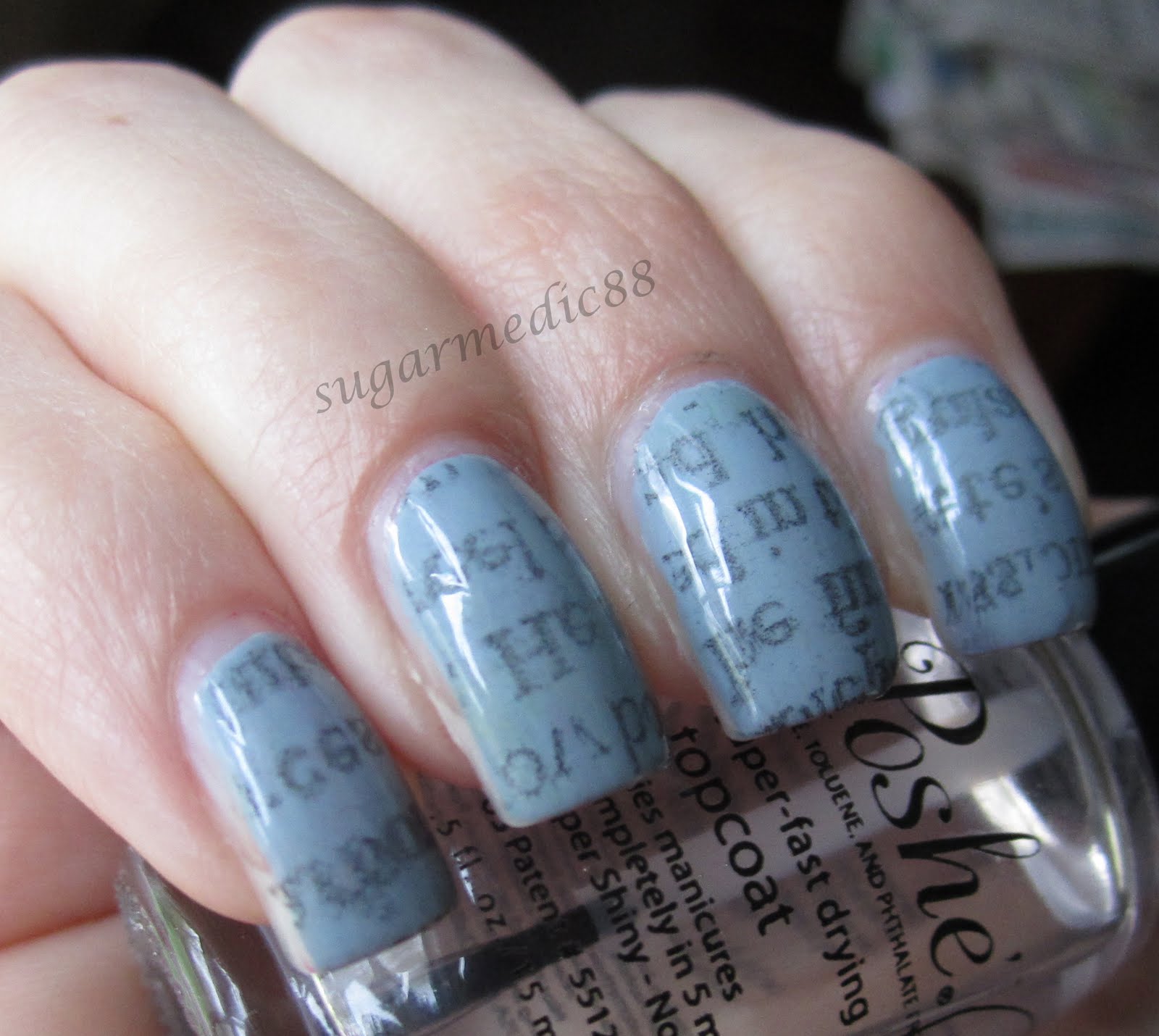 How To Make Newspaper Nails Without Alcohol