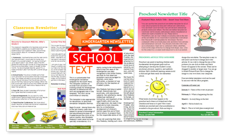Kindergarten Newsletter Templates Free