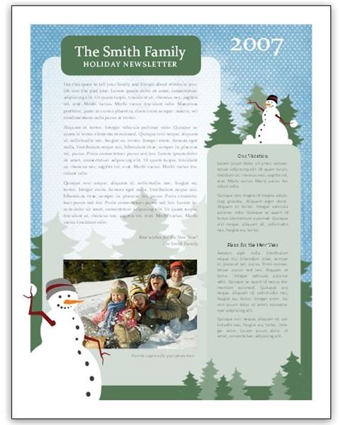 Microsoft Word Email Newsletter Templates Free