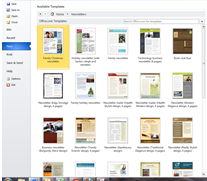 Microsoft Word Email Newsletter Templates Free
