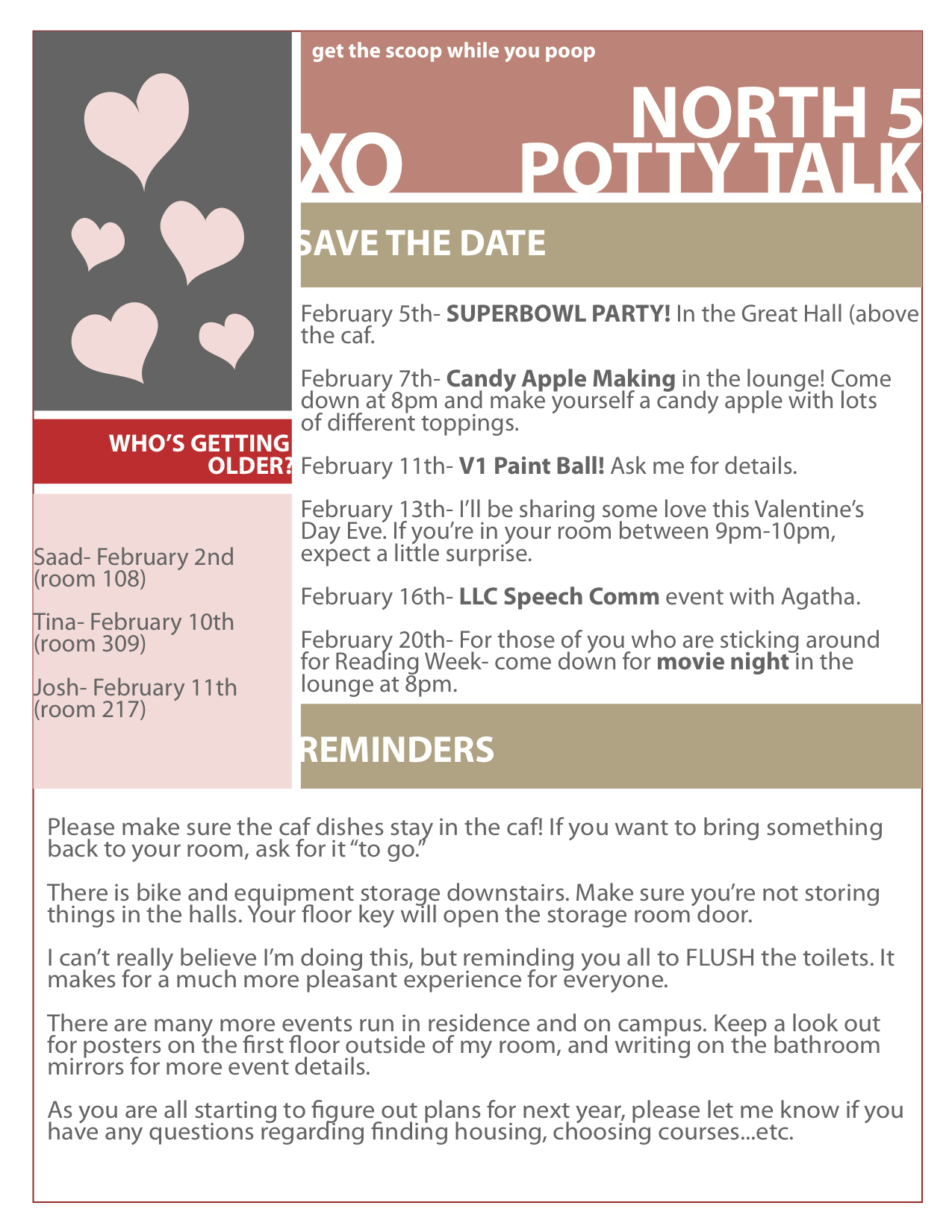 Newsletter Design 2012