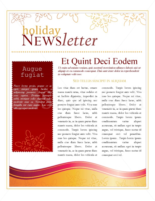 Newsletter Templates Download