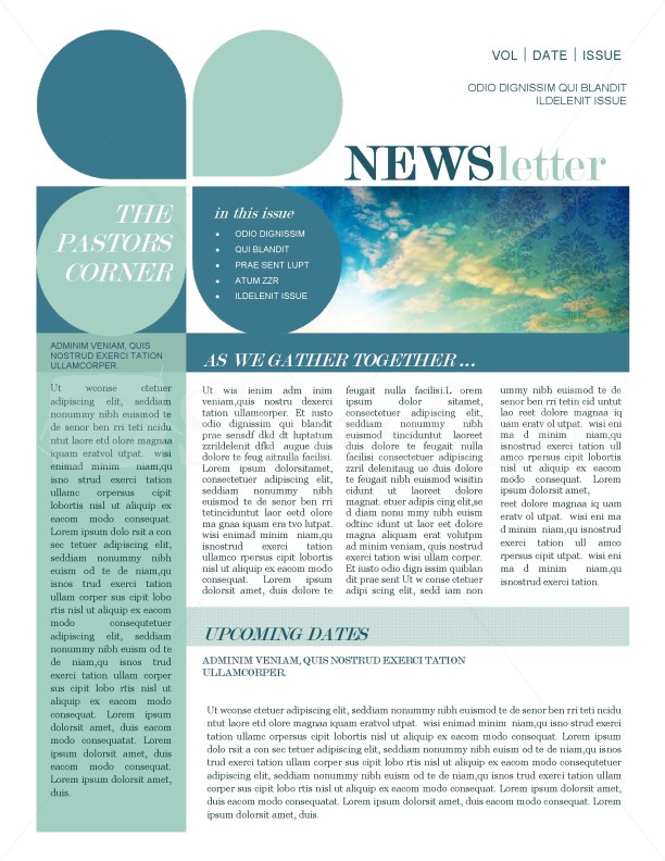 Newsletter Templates Download
