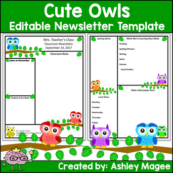Newsletter Templates For Kids