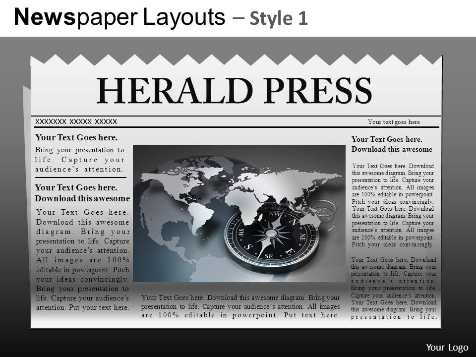 Newspaper Background For Powerpoint