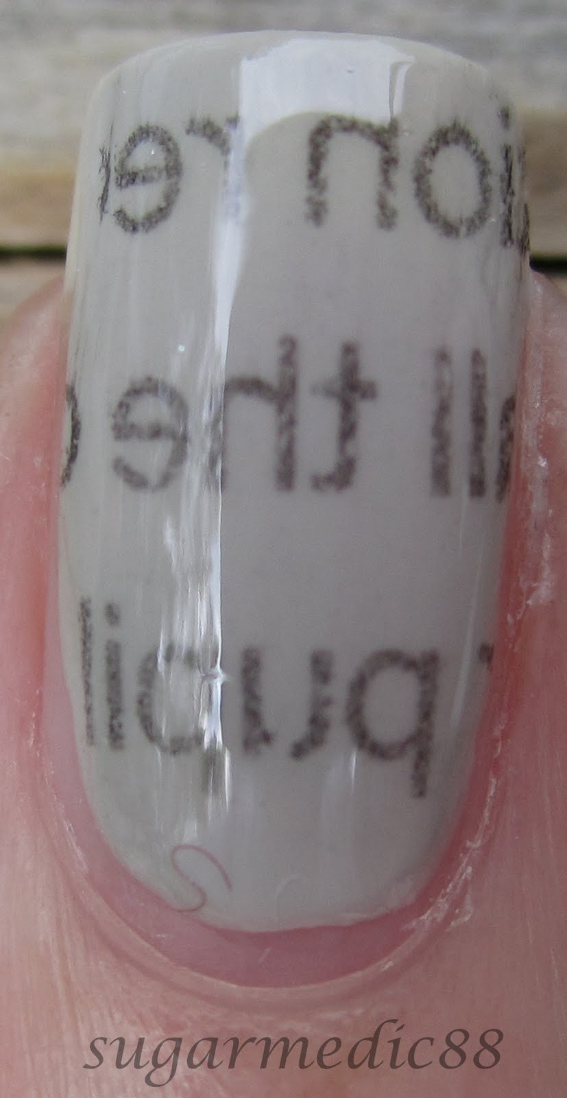 Newspaper Nails Tutorial Without Alcohol