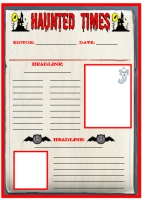 Newspaper Template For Kids To Write On