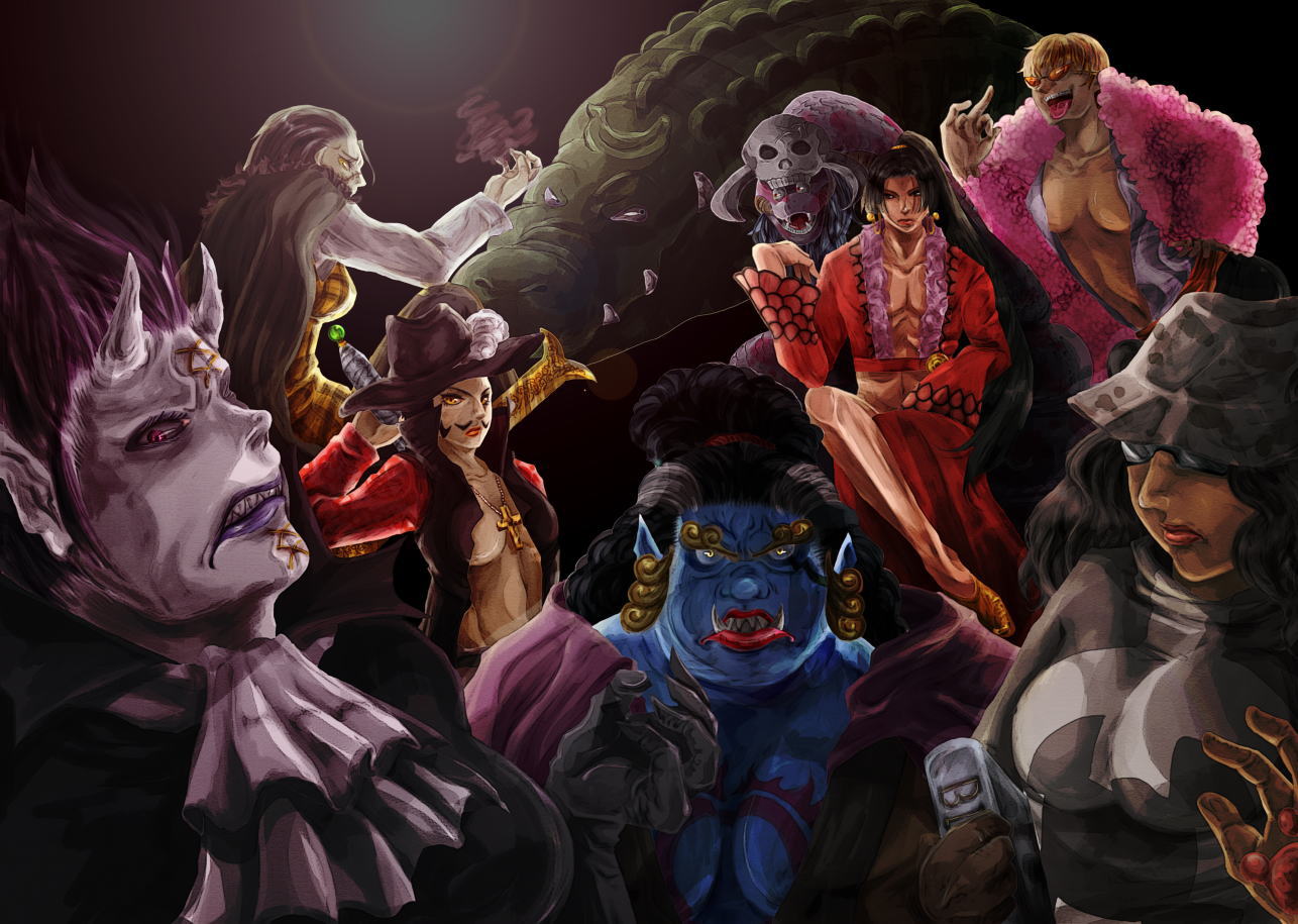 One Piece Doflamingo Crew