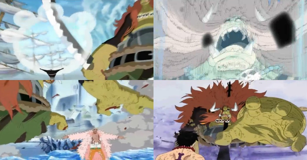 One Piece Doflamingo Vs Moria