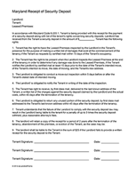 Rent And Security Deposit Receipt Form Massachusetts