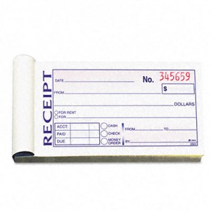 Rent Deposit Receipt