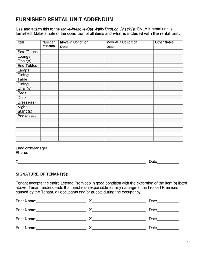 Rent Deposit Receipt Form